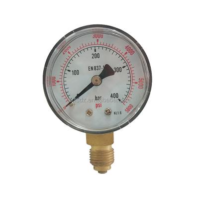 China Hot Sale 50mm 400bar Explosion Proof Radial Pressure Gauge Directional Pressure Gauge NY-012 for sale