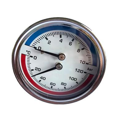 China 62mm Temperature Gauge Barothermogram Pressure Thermometer NY-Y62 for sale