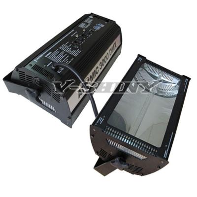 China El estroboscópico atómico de la etapa del poder más elevado enciende DMX 3000W 10000 lux con la cubierta del negro del ABS en venta