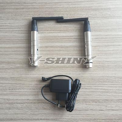 China 2.4G Xlr Wireless Dmx Transmitter Receiver With 400M Communication Distance for sale