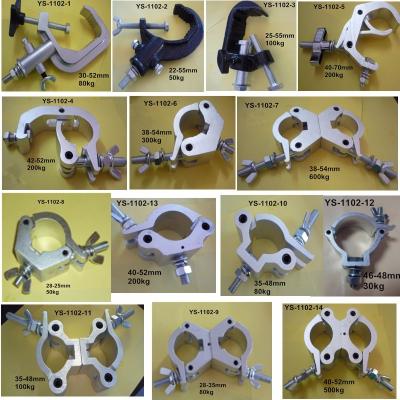 China G Shape Aluminum Clamps Stage Lighting Accessories For Hanging Led Par Light for sale