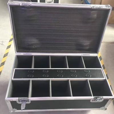 China Customized Recharge Satge Lighting Flight Case For Led Battery Wifi Light for sale