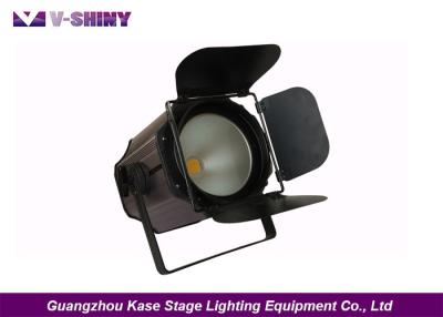 China 3200K Warm White 200W Cob Led Par Can Lights With Barn Door For Stage Show for sale