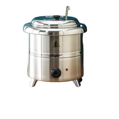 China Eco-friendly Stainless Steel Buffet Soup Kettle Electric Heating Electric Soup Heater for sale