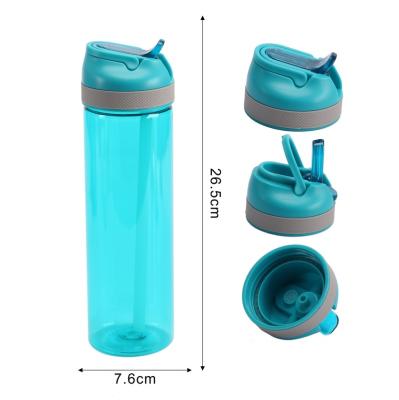 China Stocked 100% food grade 350ml kids plastic bpa free sport water bottle drinking water bottles with custom logo for sale