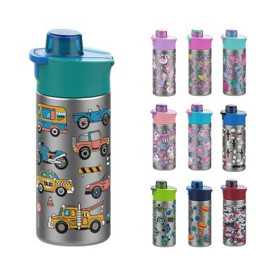 China 300ml Sustainable Vacuum Insulated To Keep Cold And Hot Custom Logo Bulk Stainless Steel Sport Water Bottle With Handle for sale