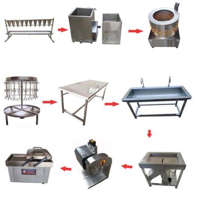 China POULTRY 300-500 Chicken / Hour Chicken Slaughtering Equipment Chicken Killing Cone / Chicken Slaughtering Line for sale