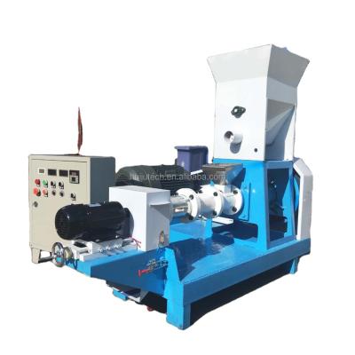 China Fully Automatic Dog Food Machine HJ-FFP100 Pet Food Extruder Continuously for sale