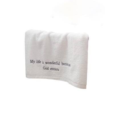 China Hypoallergenic (two colors) enjoy today in God's love. Bath towel for sale