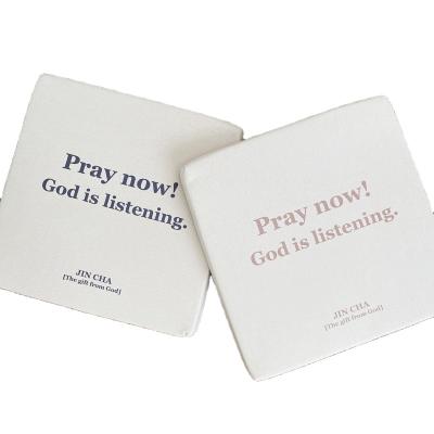 China Antistatic (two colors) pray now! God listens. prayer rug for sale