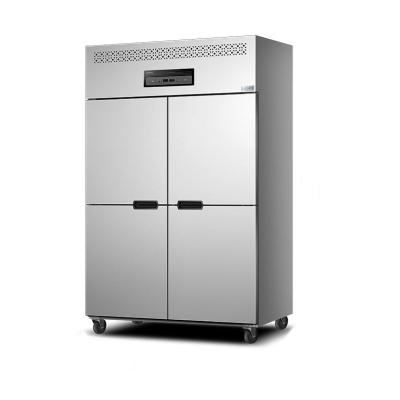 China 4 Door Refrigerator Cabinet Commercial Eco - Friendly Heavy Duty Kitchen Freezer&Refrigeration for sale