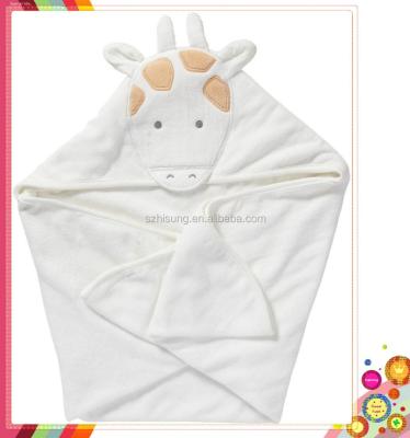 China 100% Cotton QUICK DRY AZO Free Animal Hooded Towel Pattern For Baby And Kids for sale