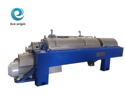 China Hotels Horizontal Sludge Decanter Centrifuge Separator Filter 2 Phase 500m3/h 160cum/hr Small Capacity Low Power 2 m3 Mesh 325 Max for sale