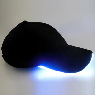 China JOINT Hot Sale Custom Design Led Flashing LED Light Hats Outdoor Sports Baseball Cap for sale