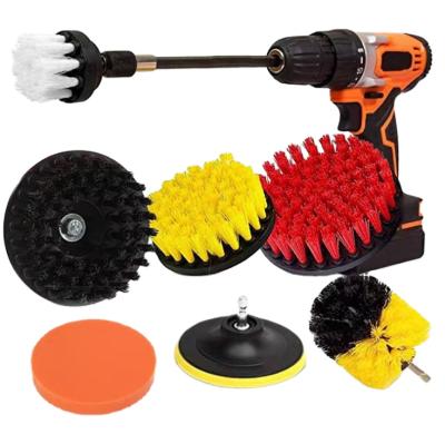 China Kitchen Nylon Bristle Maker's 8-Piece Set Cleaning Electric Drill Brush for sale