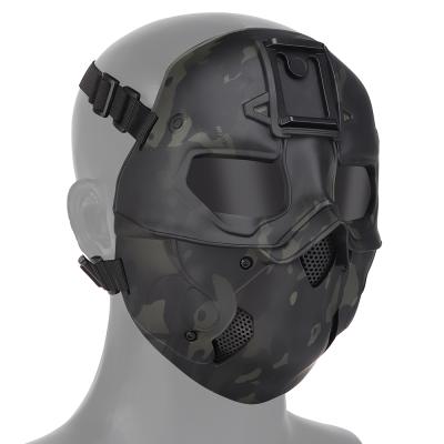 China Wosport New Multi Color Wild Breathable Nylon Face Mask Tactical Military Protective Mask For Paintball Airsoft for sale