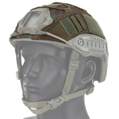 China Outdoor Activities WoSporT Airsoft Tactical Military Tactical Helmet Quick Canvas Cover With Elastic Rope Helmet Quick Accessories for sale