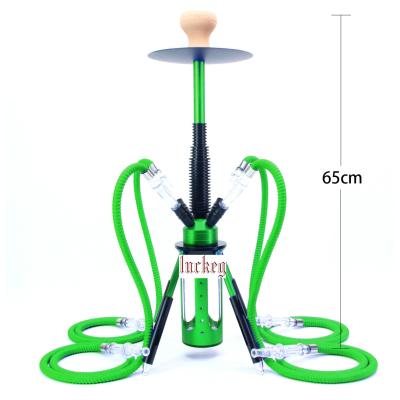 China Factory Direct Durable Glass Hookah Gravity Hookah With Led Light Acrylic Shisha Glass Hookah for sale