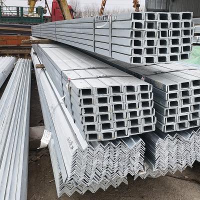 China Hot-Dip Galvanized Stahlwinkel und Galvanized Stahlkanäle Zinkbeschichtung 20-30μm zu verkaufen