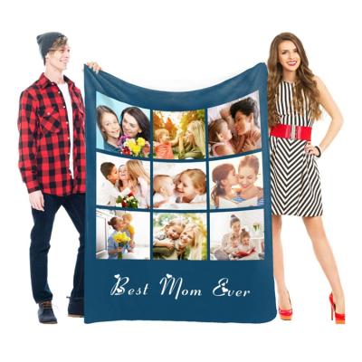 China Anti-pilling creative custom commemorate to print blanket comfortable blanket with pictures photo for sale