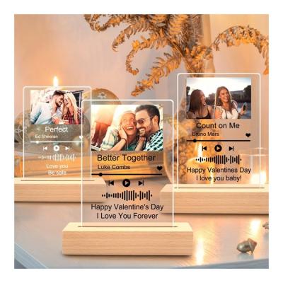 China Modern Personalized Custom Acrylic Album Cover Song Design Music Plate Photo Picture Picture Album for sale