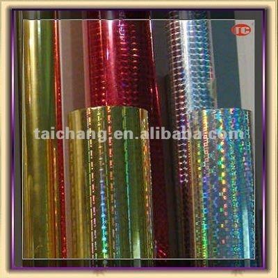 China Clear Holographic Paper / Plastic Foil for sale