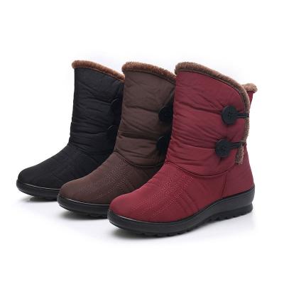 China Fashion Trend Women Waterproof Shoes Botas Para Nieve De Mujer Winter Snow Boots Winter Women Shoes Increase Boots Waterproof Snow Boots for sale