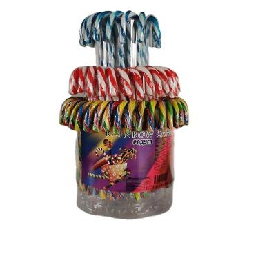 China Natural Hot Sale Rainbow Fountain Candy Cane For Christmas for sale