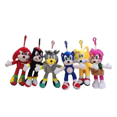 China Wholesale Gift Sonic Keychain Plush Toys Doll Plush Soft Stuffed Plush Toy For Kids for sale