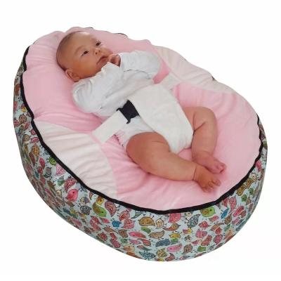 China Hotsale Soft Fashion Gift Baby Sleep Bean Bag Chair Sofa Seat Comfortable Safety Crib for sale