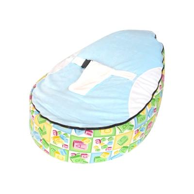 China Modern Soft Plush Small Baby Sofa Bag Carier Chair With Harness For Sleeping Baby Bean Bag Chair for sale