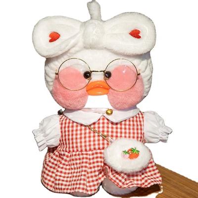 China Wholesale gift kawaii stuffed handwork mimi duck soft plush lalafanfan toys for sale