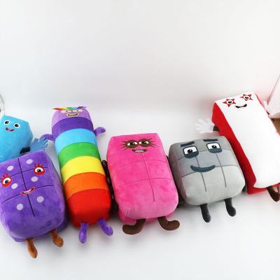 China Hot Selling Popular Gift Wholesale Numberblocks Plush Toys Number Sound Dolls Movie TV Series Cartoon Educational Toy for sale