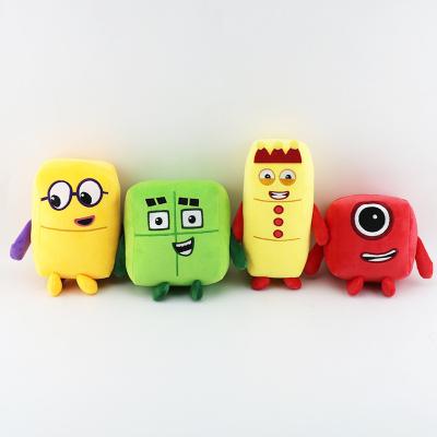 China Hot Selling Popular Gift Wholesale Numberblocks Plush Toys Number Sound Dolls Movie TV Series Cartoon Educational Toy for sale