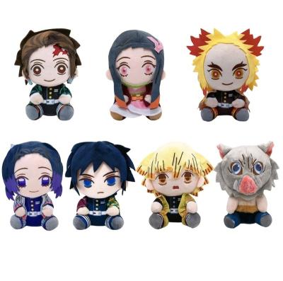 China Best Gift Wholesale Made Demon Slayer Cartoon Anime Plush Toy Doll Fluffy Plush Toys Gift For Kids for sale