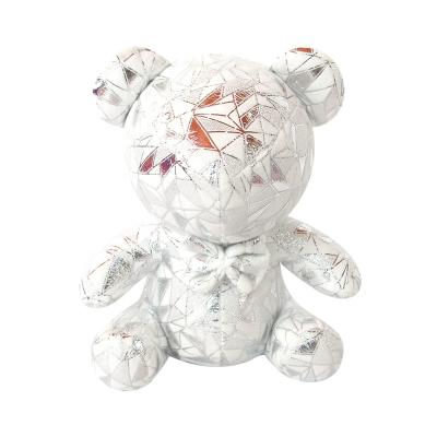 China Hot Stamping Gift New Arrival Wholesale Candy Polar Bear Plush Shiny Stuffed Toys for sale