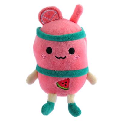 China Wholesale Hot Selling Super Soft Stuffed Different Gift Plush Toy Fruit Boba Cup Tea Different Plush for sale