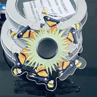 China Funny Stress Release Toy 2021 New Trend 3D Run Animated Fingertip Gyro Alloy Metal Gifts Fidget Spinner For Kids for sale