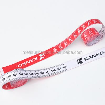 China Soft Tearproof Vinyl Tape Measure Cloth Folding Waist Tailor Tape Measure for Tailor Tool with Customized Logo and Design for sale