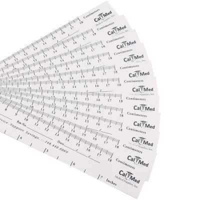 China Disposable Medical Wound Ruler 18cm Patient Recording Measurement Ruler Eco - Friendly for sale