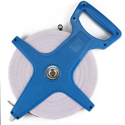 China Custom Open Frame Warped High Performance Spool 30m 50m 100 121 Meter Tape Measures for sale