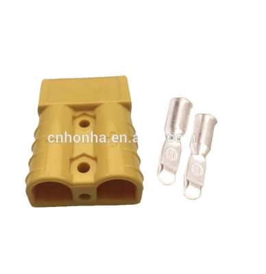 China Automotive 647845-8 Yellow Amp TE Connector Housings 50A, 120A, 175A & 350A SMH Connector 2 Pin Power Connector for sale