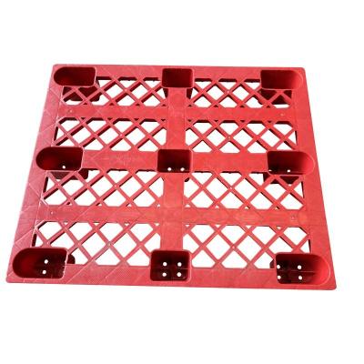 China Cheap Price Stackable Plastic Pallet Single Faced Euro Standard Size 1200*1000mm For Logistic Transportation Warehouse Use for sale