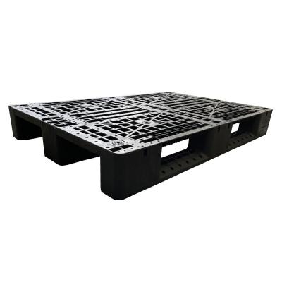 China 1200x800mm Hdpp Single Faced Head Steel Reinforced Plastic Pallet for sale