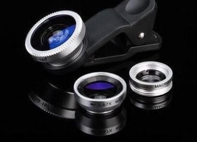 China Portable Wide Angle Smartphone Camera Lens Colorful Clip On Style for sale