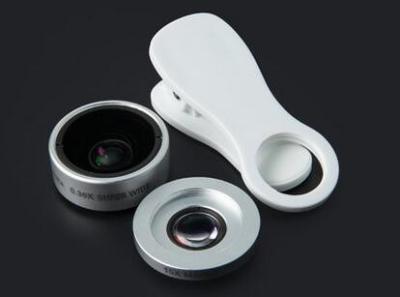 China Durable Mobile Phone Fisheye Lens For IPhone / Samsung OEM Acceptable for sale