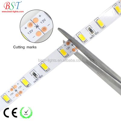 China High quality PCB+LED CCT7500-8500K, DC12V, 60 LEDs/meter, SMD 5730 /5630 LED IP20 flexible strip light for sale