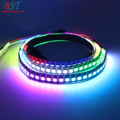 China PCB+LED IP20 non-waterproof 5050 digital rgb 144 led strip ws2812b for sale