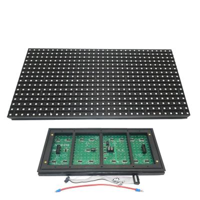 China For Advertising P10 LED Module Screen 320*160mm LED Message Sign Movable Full Color RGB /single Color Matrix DIY for sale