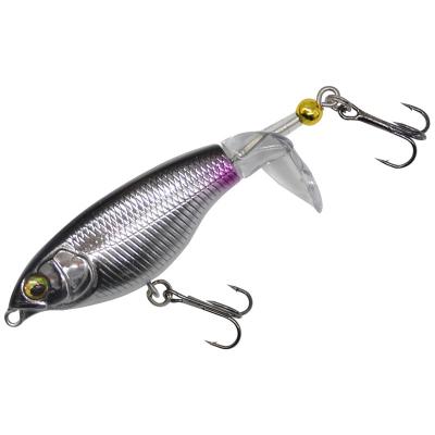 China PESCA Realistic 8.5cm Fish-Eye 3D Fishing Tackle 171 Topwater Lie Plastic Snap Lure Artificial Hard Lure ABS for sale